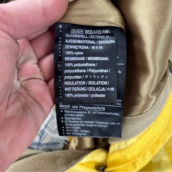 Burton Women’s Ski Snowboard Snow Pants Checkered Size Medium - Picture 9 of 15